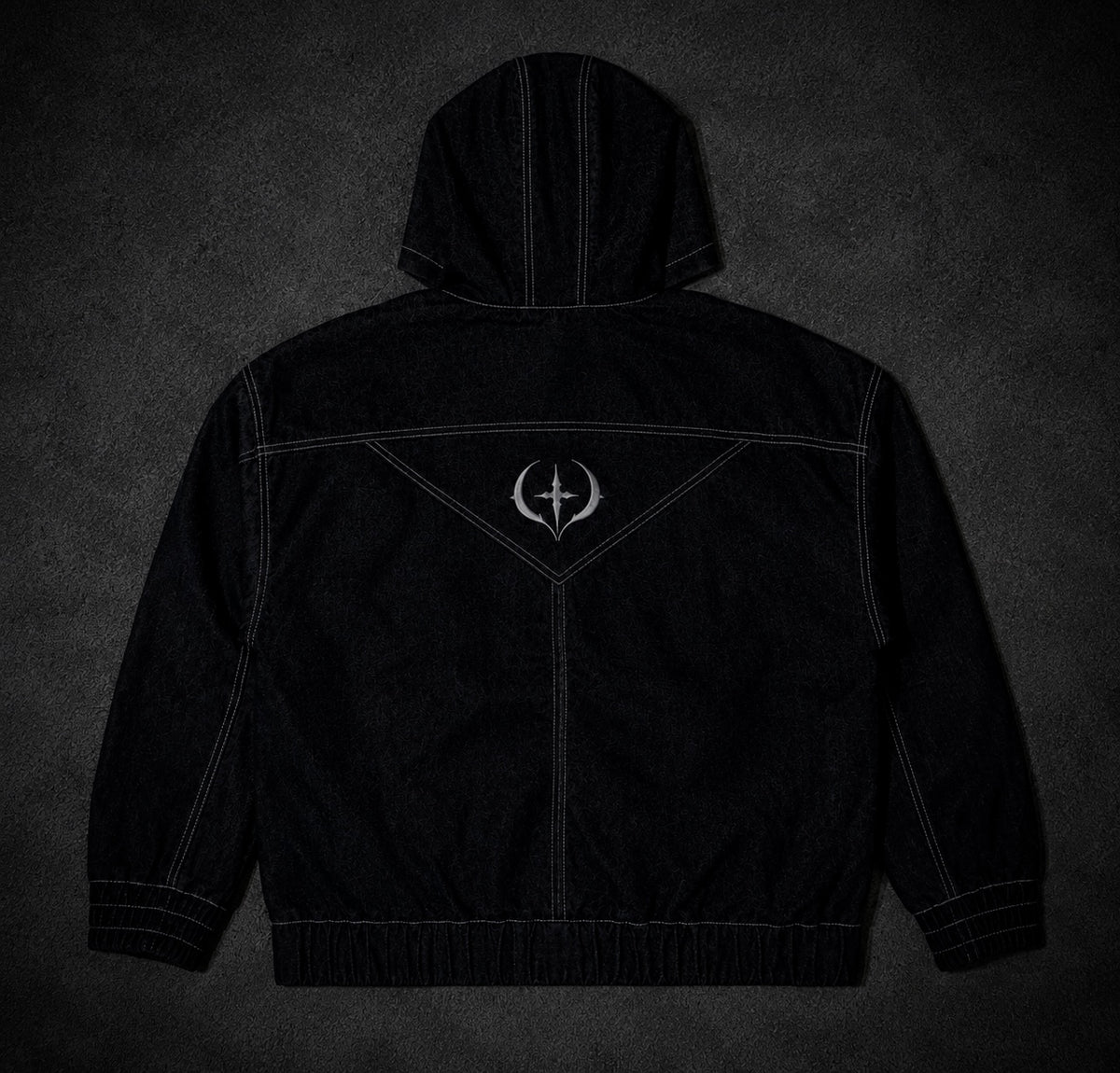 Hooded Denim Jacket