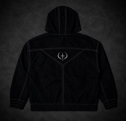 Hooded Denim Jacket
